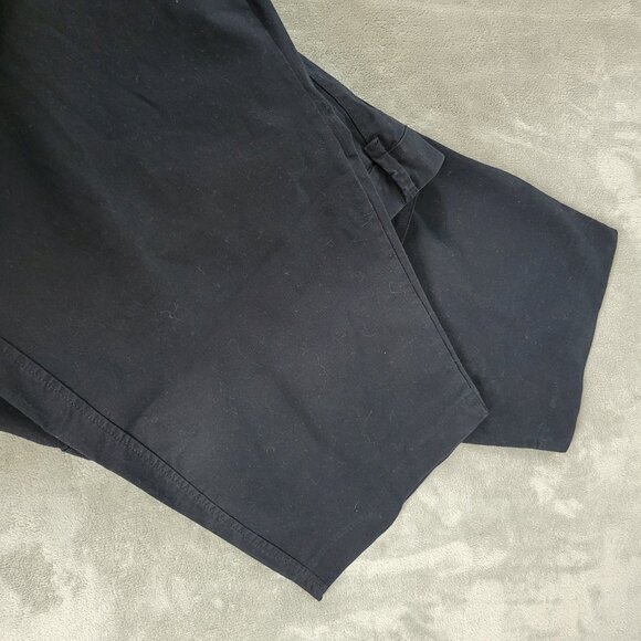 Old Navy Womens Pants 30 Plus Pixie Cropped Straight Leg Black Zip Fly SL36E - Picture 4 of 9